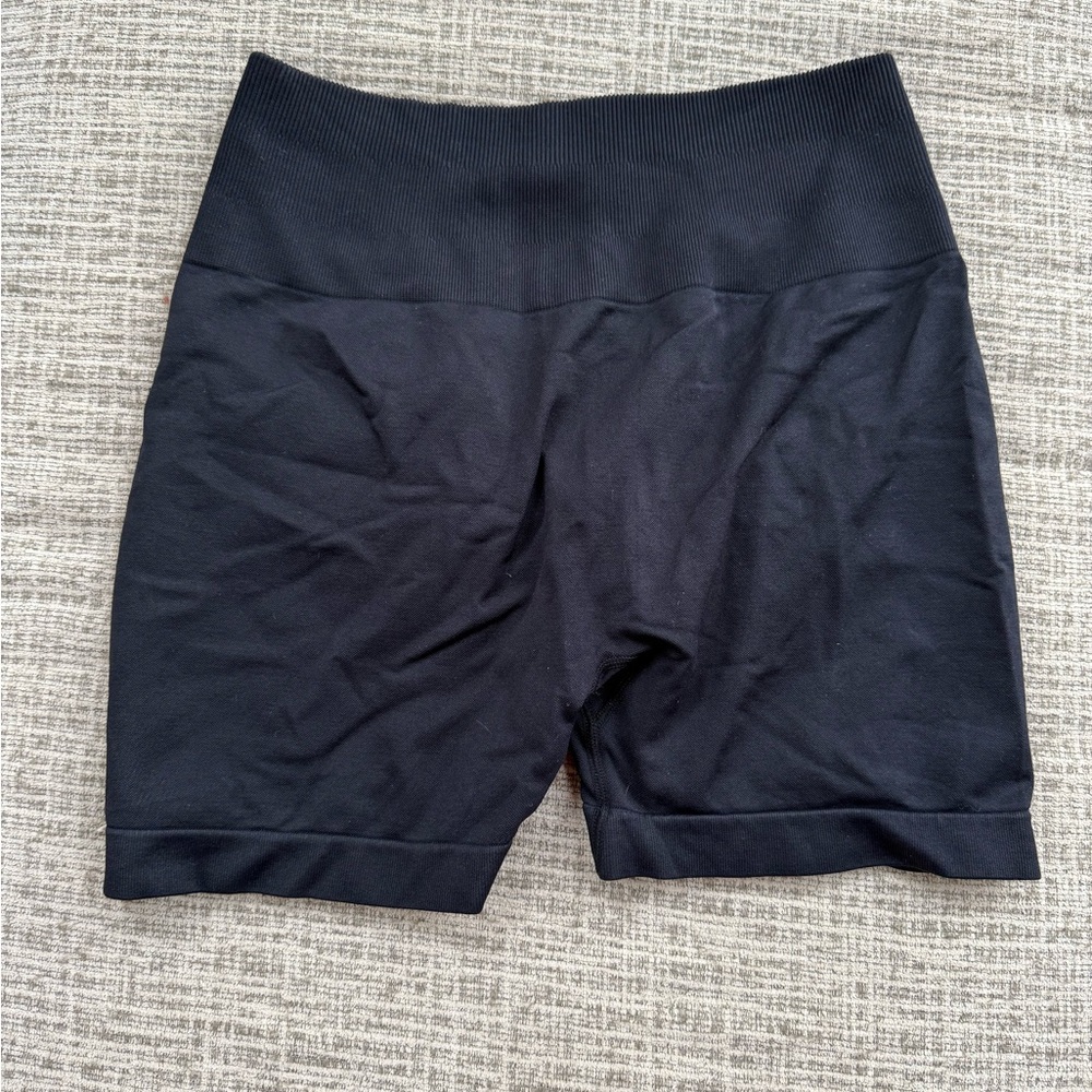 Black Booty Scrunch Shorts